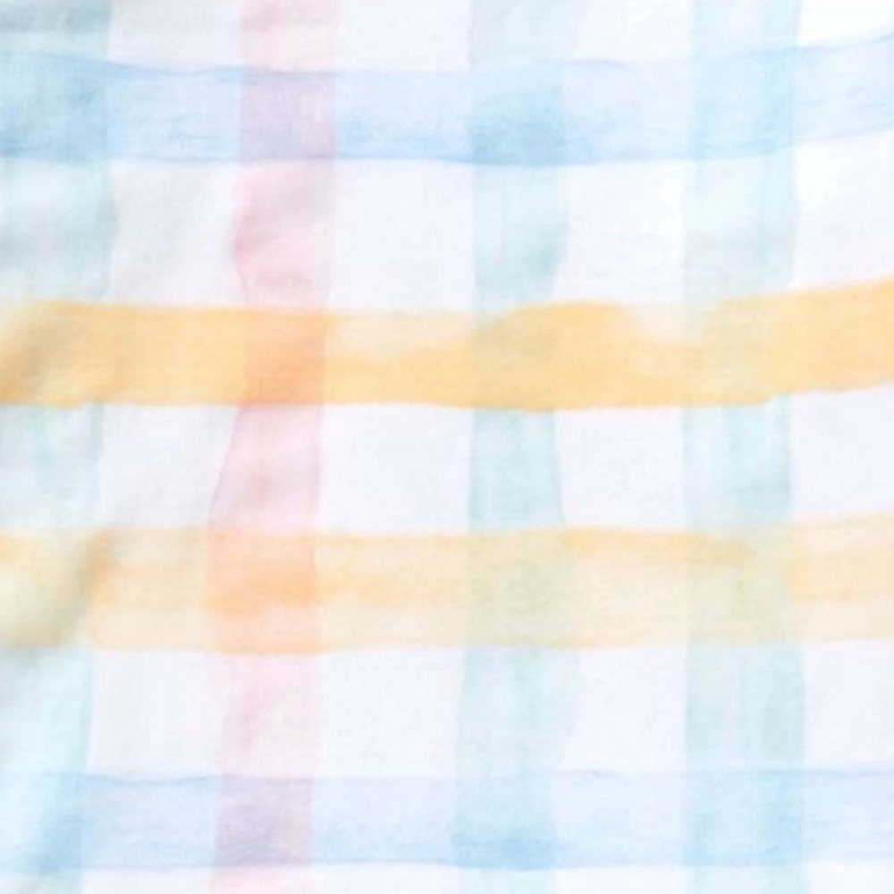 Burt’s Bees Baby Pastel Colored Plaid Organic Cotton Pajamas - Picture 3 of 7